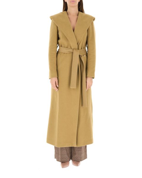 Cappotto con cintura