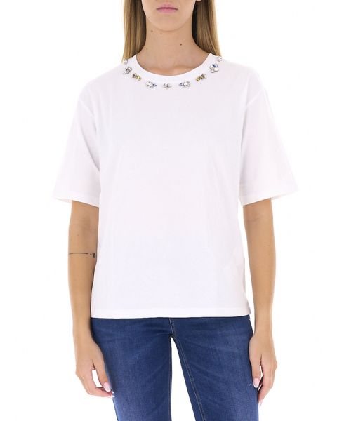 T-shirt con strass