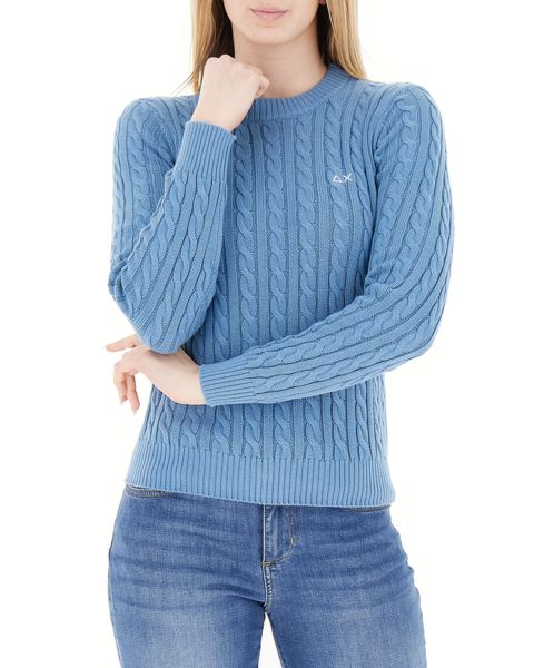 Maglione a trecce