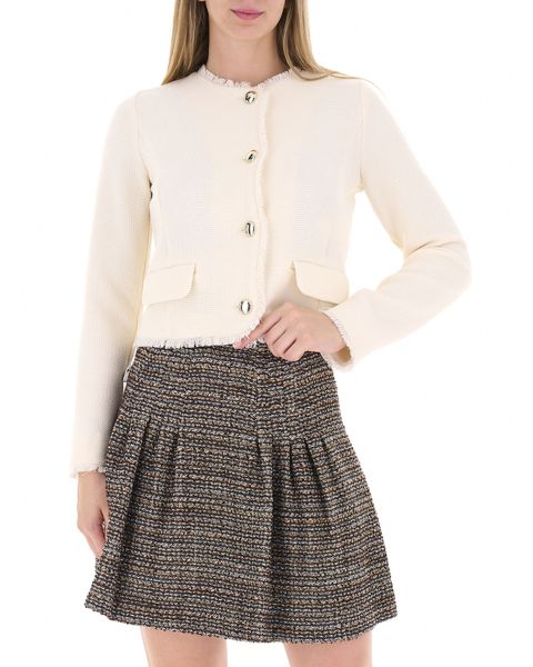 Cardigan girocollo