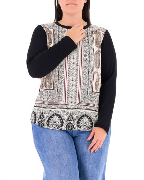 Blusa girocollo