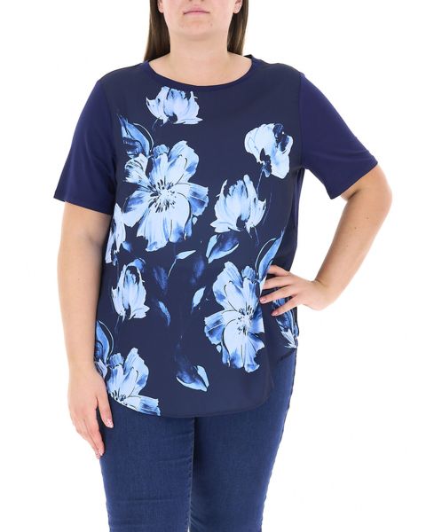 T-shirt con inserto