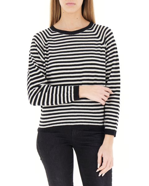 Maglia girocollo righe