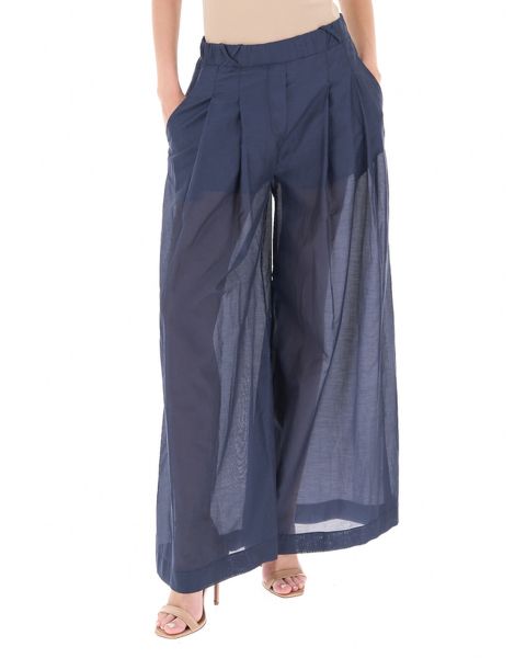 Pantalone misto seta