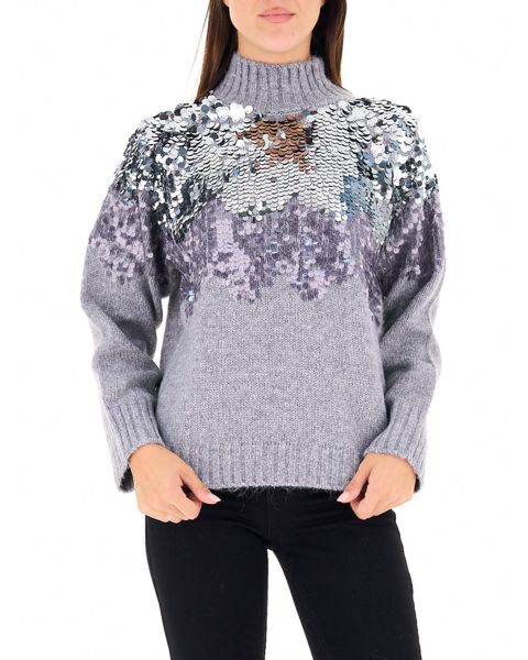 Maglione con paillettes