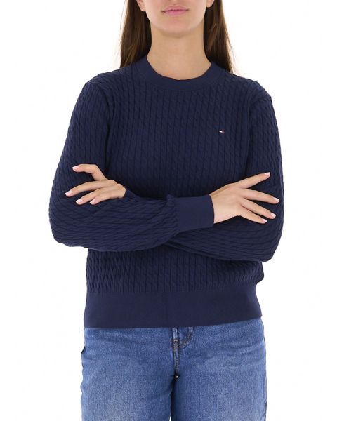 Maglione a trecce