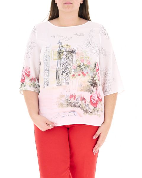Blusa scollo a barchetta