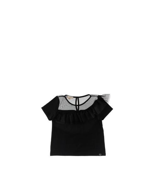 T-shirt con tulle