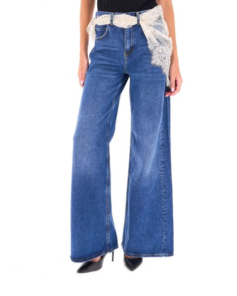 Jeans con inserto