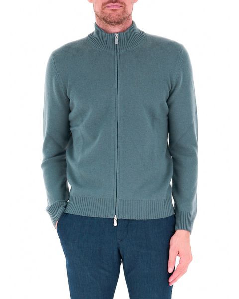 Cardigan con zip