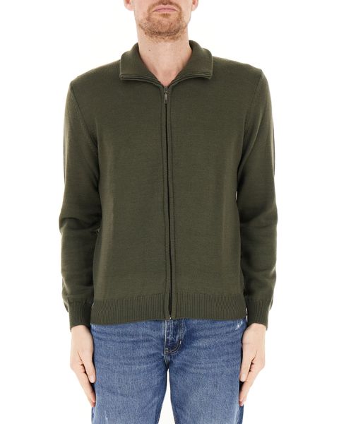 Cardigan con zip