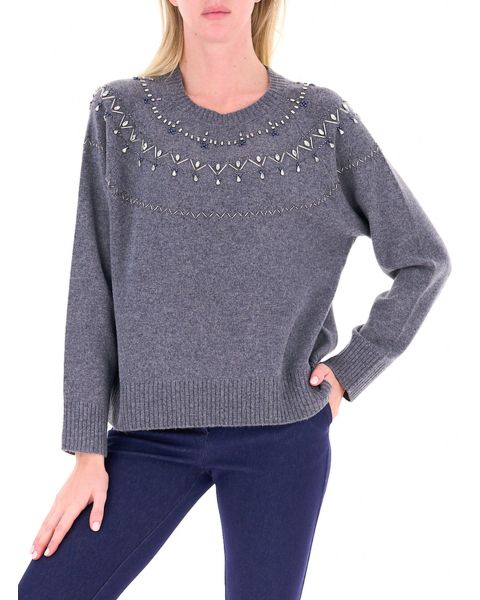 Maglione con strass