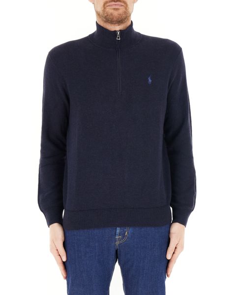 Maglione mezza zip