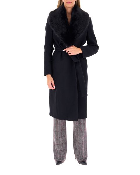Cappotto con inserto
