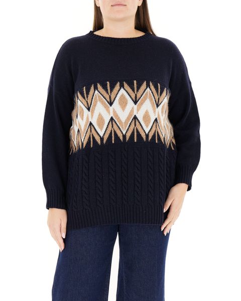 Maglione misto lana
