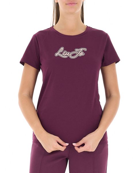T-shirt con strass