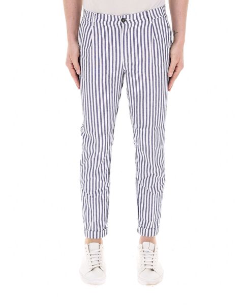 Pantalone chino a righe