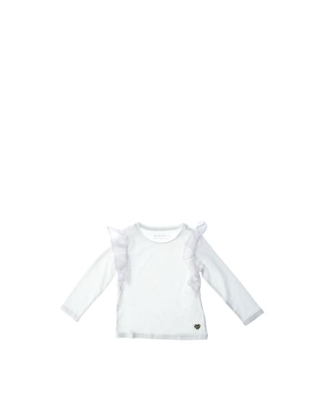 T-shirt con volants