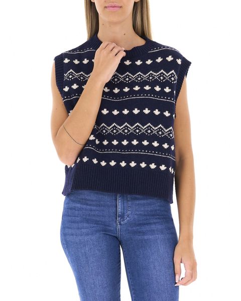Maglione smanicato