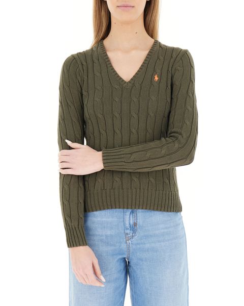 Maglione a trecce