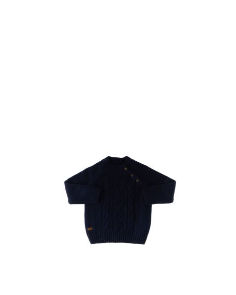 Maglione con trecce