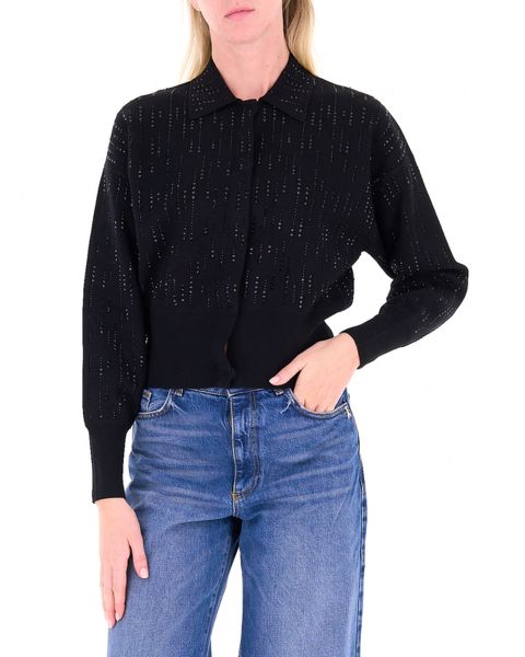 Cardigan con paillettes