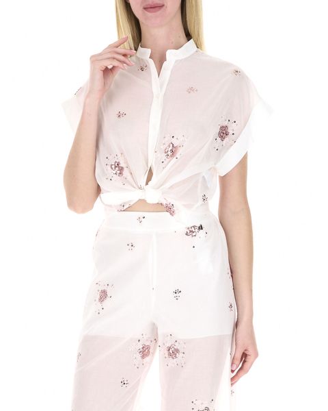 Blusa con fiocco
