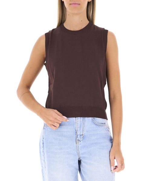 Gilet misto viscosa