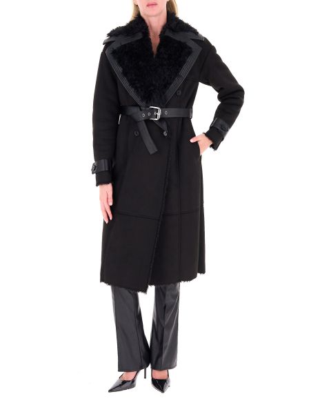 Cappotto con cintura