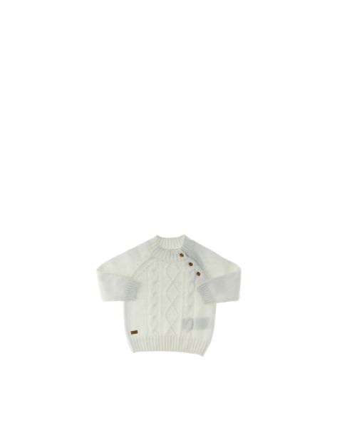 Maglione con trecce