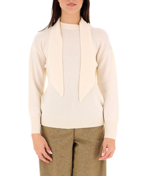 Maglione con sciarpa