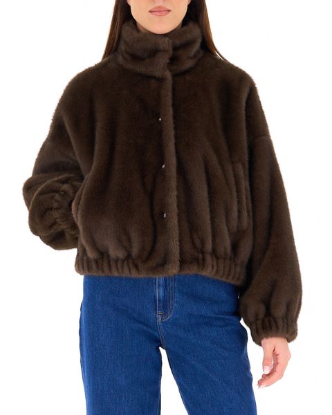Bomber finta pelliccia