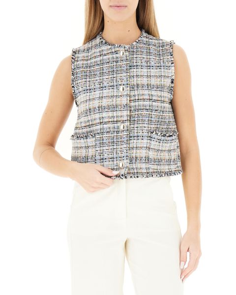 Gilet in tweed