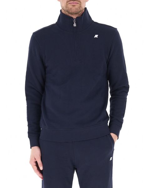 Felpa mezza zip