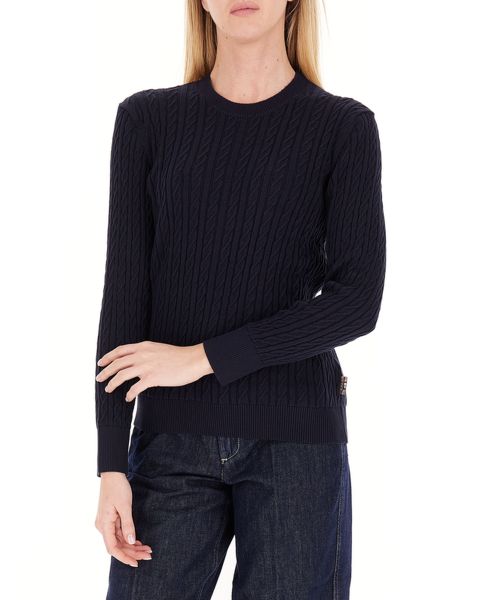 Maglione con trecce