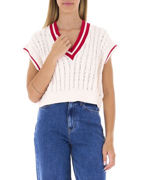 Maglione smanicato
