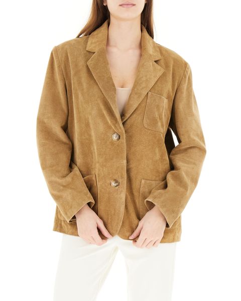 Blazer in pelle
