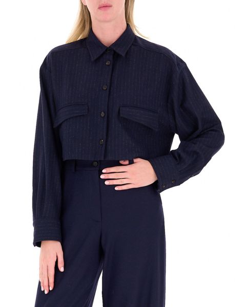 Camicia misto lana