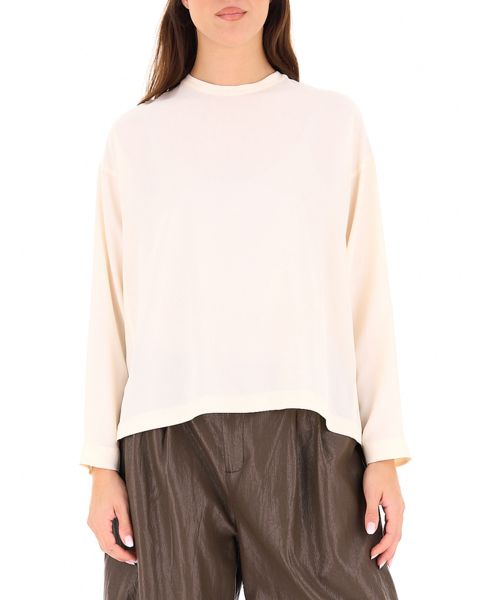 Blusa maniche lunghe