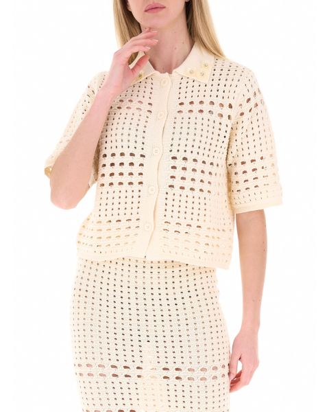 Cardigan traforato