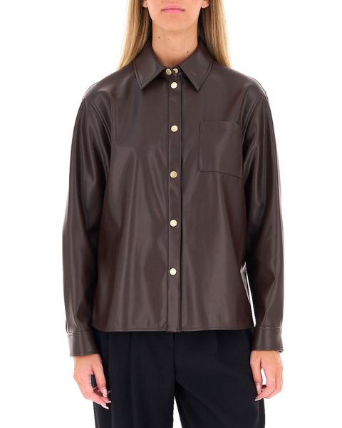 Camicia in similpelle