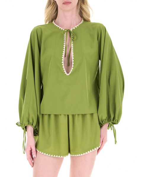 Blusa maniche palloncino