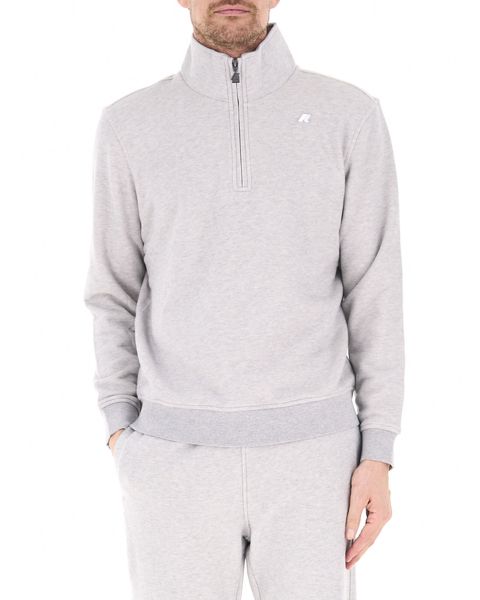 Felpa mezza zip