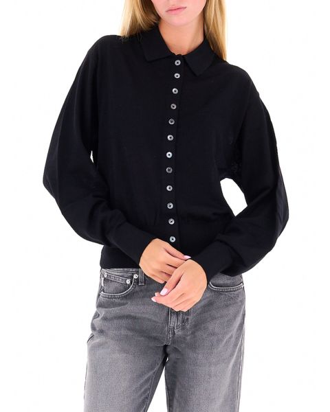 Cardigan con colletto