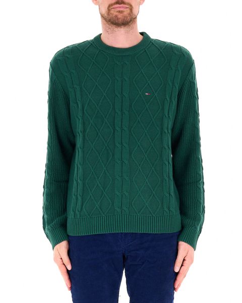 Maglione a trecce