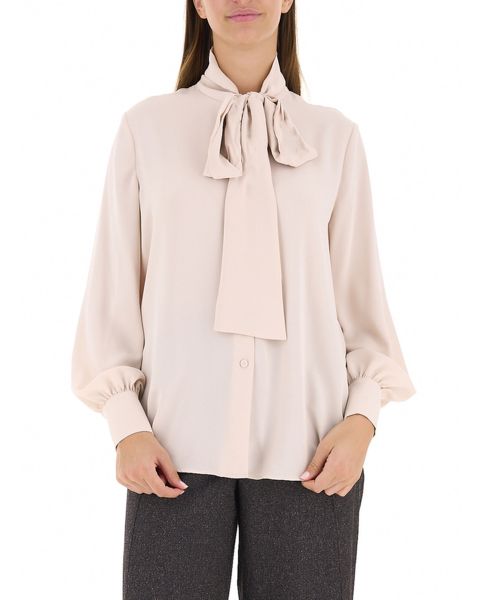 Blusa con fiocco