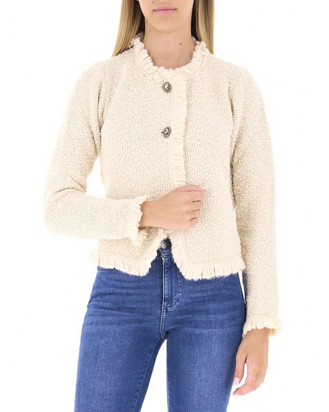 Cardigan misto lana