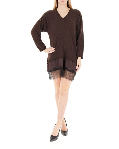Abito maxi maglia