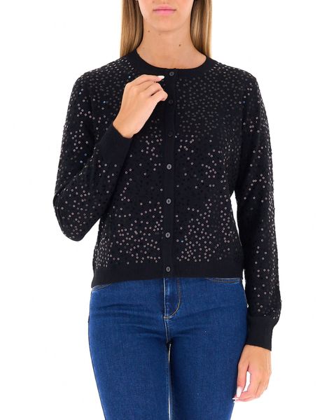 Cardigan con paillettes