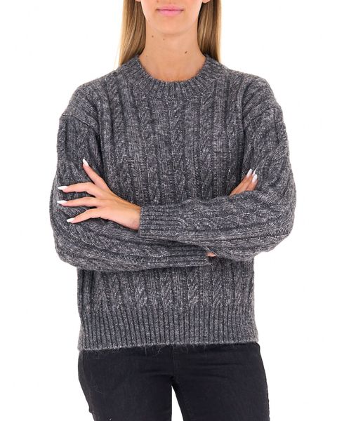 Maglione a trecce